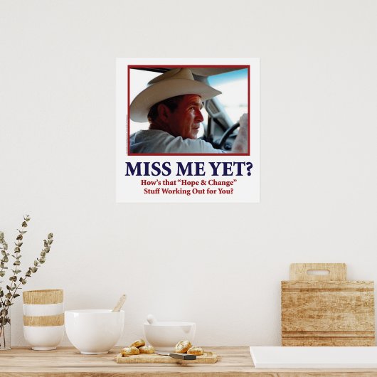 George W. Bush Poster (Küche)
