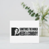 George W Bush Postkarte (Stehend Vorderseite)