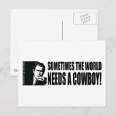 George W Bush Postkarte (Vorne/Hinten)