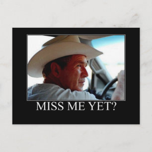 George W. Bush Postkarte