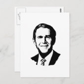 George W. Bush Postkarte (Vorne/Hinten)