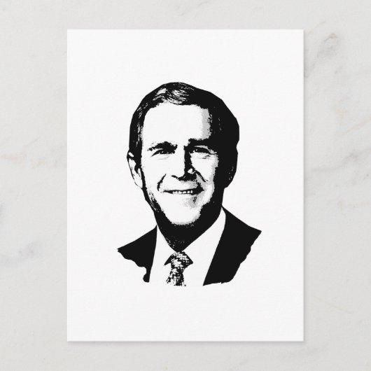 George W. Bush Postkarte (Vorderseite)