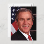 George W Bush Postkarte (Vorne/Hinten)