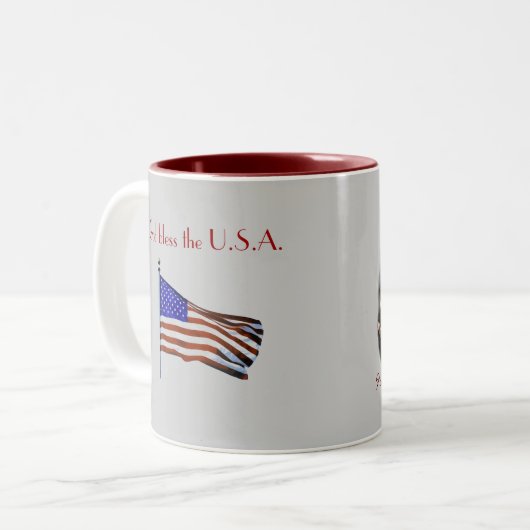 George W. Bush Zweifarbige Tasse (Vorderseite Links)