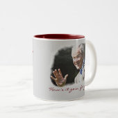 George W. Bush Zweifarbige Tasse (VorderseiteRechts)