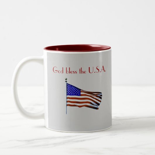 George W. Bush Zweifarbige Tasse (Links)