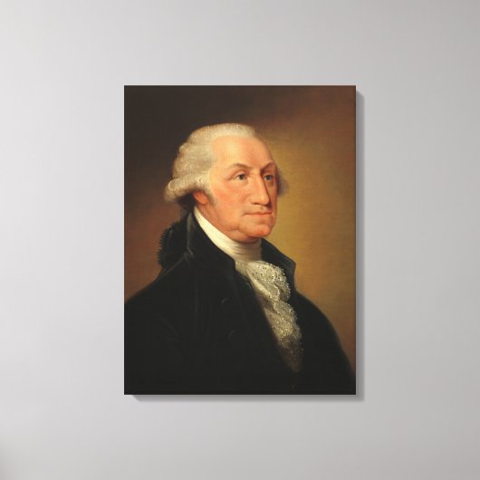 George Washington, 1796 von Edward Savage Leinwanddruck (Vorderseite)