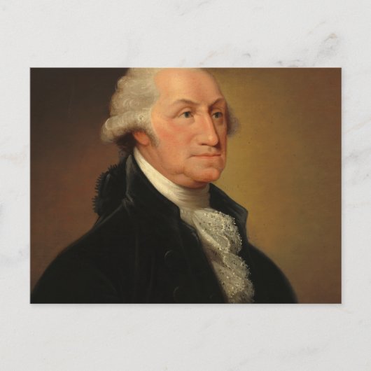 George Washington, 1796 von Edward Savage Postkarte (Vorderseite)