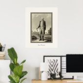 George Washington ~ 1850er Vintage Kunstkunst Poster (Heimbüro)