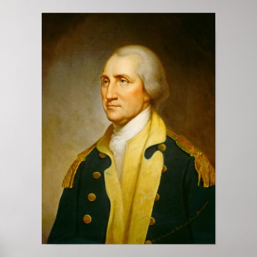 George Washington, 1859 von Rembrandt Peale Poster (Vorne)