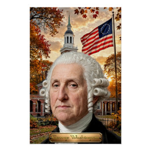 George Washington: 1. Präsident der USA Poster