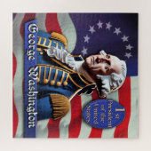 George Washington: 1. Präsident der USA Puzzle (Horizontal)