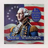 George Washington: 1. Präsident der USA Puzzle (Vertikal)