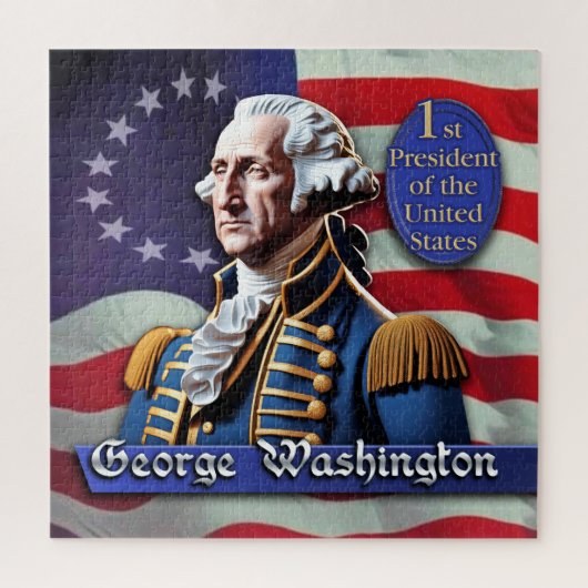 George Washington: 1. Präsident der USA Puzzle (Vertikal)