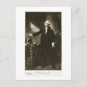 George Washington, 1. Präsident der Vereinigten St Postkarte
