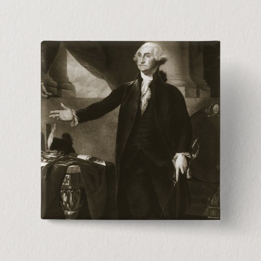 George Washington, 1. Präsident des vereinigten Button (Vorderseite)