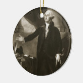 George Washington, 1. Präsident des vereinigten Keramikornament (Links)