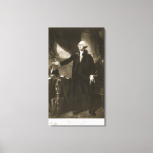 George Washington, 1. Präsident des vereinigten Leinwanddruck