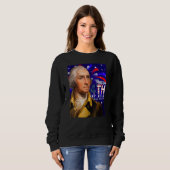 George Washington 4. Juli Design Sweatshirt (Vorne ganz)