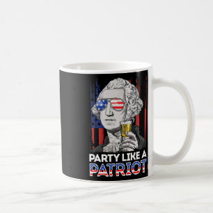 George Washington 4. Juli Party wie ein Patriot Kaffeetasse