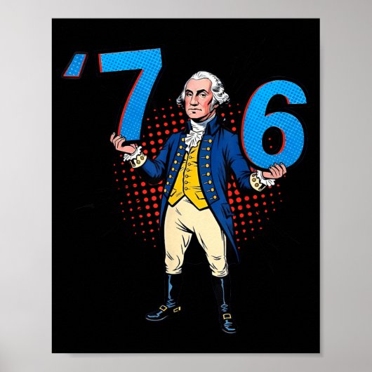 George Washington 76 Yeeted Sechs Sieben Poster (Vorne)
