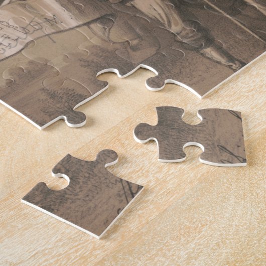 George Washington Abraham Lincoln Eagle Patriotic Puzzle (Seite)