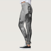 George Washington Abraham Lincoln Patriotic 4. Jul Leggings (Links)