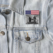 George Washington Abraham Lincoln Patriots USA Button (Beispiel)