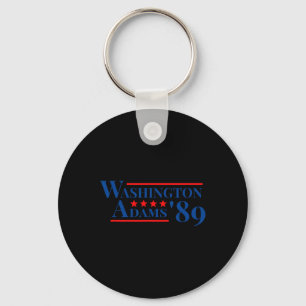 George Washington Adams 1789 Wahl Gründungsfett Schlüsselanhänger