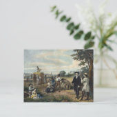George Washington als Bauer Postcard Postkarte (Stehend Vorderseite)