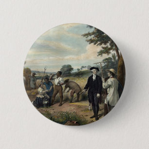 George Washington als Bauer-Taste Button