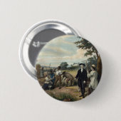 George Washington als Bauer-Taste Button (Vorne & Hinten)