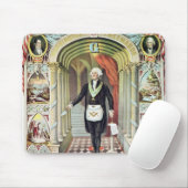 George Washington als Freimaurer Mousepad (Mit Mouse)