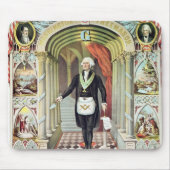 George Washington als Freimaurer Mousepad (Vorne)