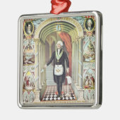 George Washington als Freimaurer Ornament Aus Metall (Links)