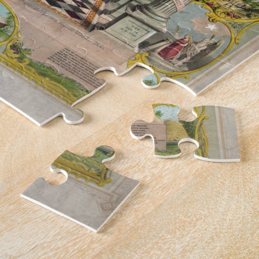 George Washington als Freimaurer Puzzle (Seite)