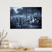 George Washington als Soldat/Poster/Print Poster (Küche)