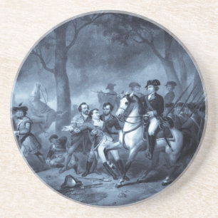 George Washington als Soldat-Untersetzer Getränkeuntersetzer