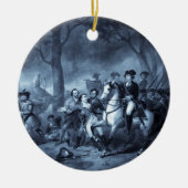 George Washington als Soldator Keramik Ornament (Vorne)