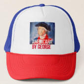 George Washington Americana Trucker Hat Truckerkappe (Vorderseite)