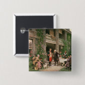 George Washington an Bartrams Garten Button (Vorne & Hinten)