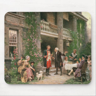 George Washington an Bartrams Garten Mousepad