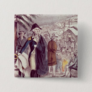George Washington an der Tal-Schmiede Button