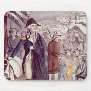 George Washington an der Tal-Schmiede Mousepad
