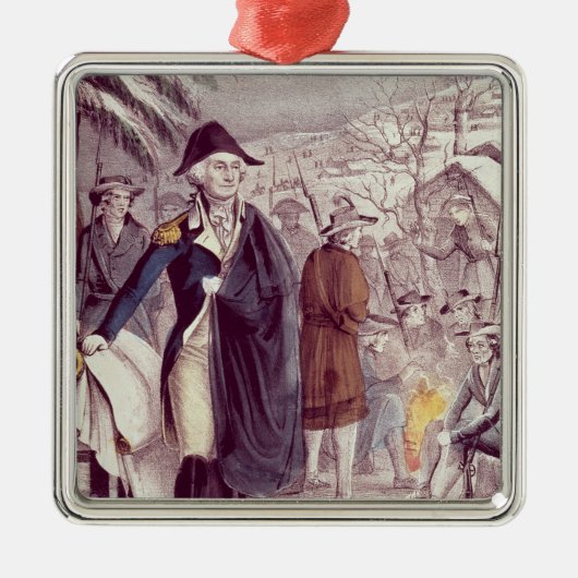 George Washington an der Tal-Schmiede Ornament Aus Metall (Vorne)