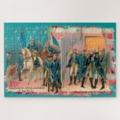 George Washington and Troops Large Puzzle (Horizontal)
