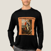 George Washington angesichts britischer Generäle Tri-Blend Shirt (Vorderseite)