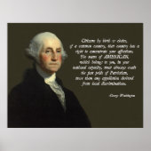 George Washington Assimilation Poster (Vorne)