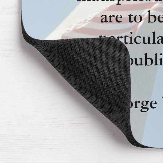 George Washington auf dem MilitärMousepad Mousepad (Ecke)
