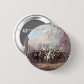 George Washington auf der Schaltfläche in New York Button (Vorne & Hinten)